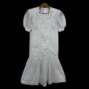 Vtg Gunne Sax by Jessica McClintock Girls Dress Sz 8 Prairie Communion Easter
